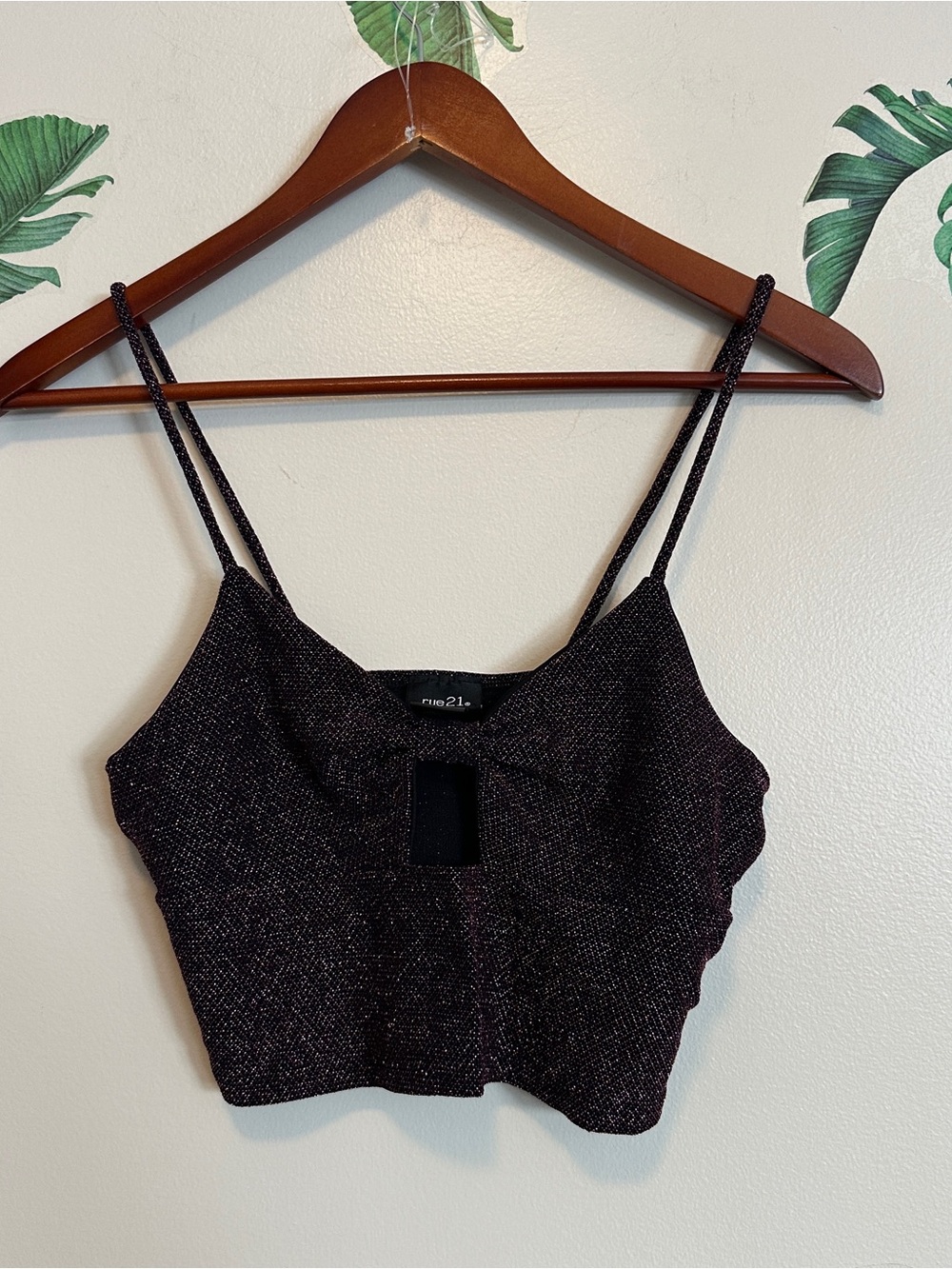 Rue 21 Sparkly Cropped Tank